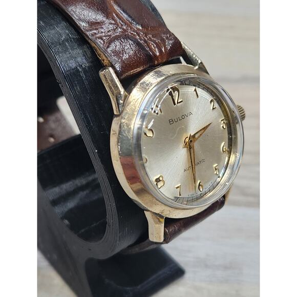 Vintage BULOVA Sea Flight K men's automatic watch 11 BLAC, swiss M8, 1968 - Picture 2 of 12